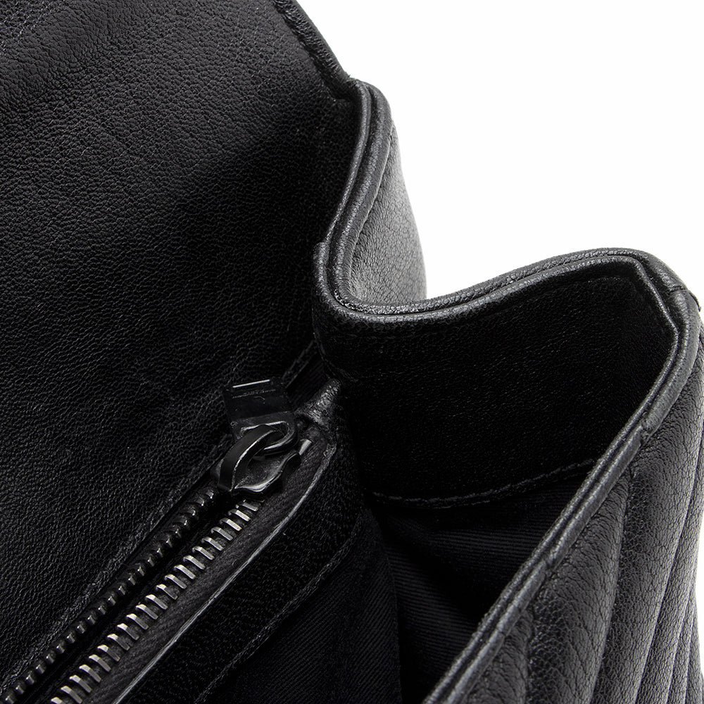 Saint Laurent Matelasse Calfskin Classic Monogram College Large Shoulder Bag (SHF-20904)