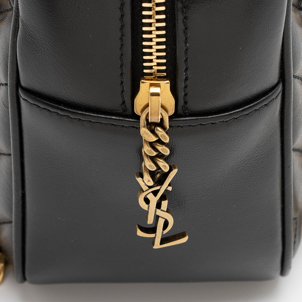 Saint Laurent Matelasse Calfskin Joan Large Camera Bag (SHF-23276)