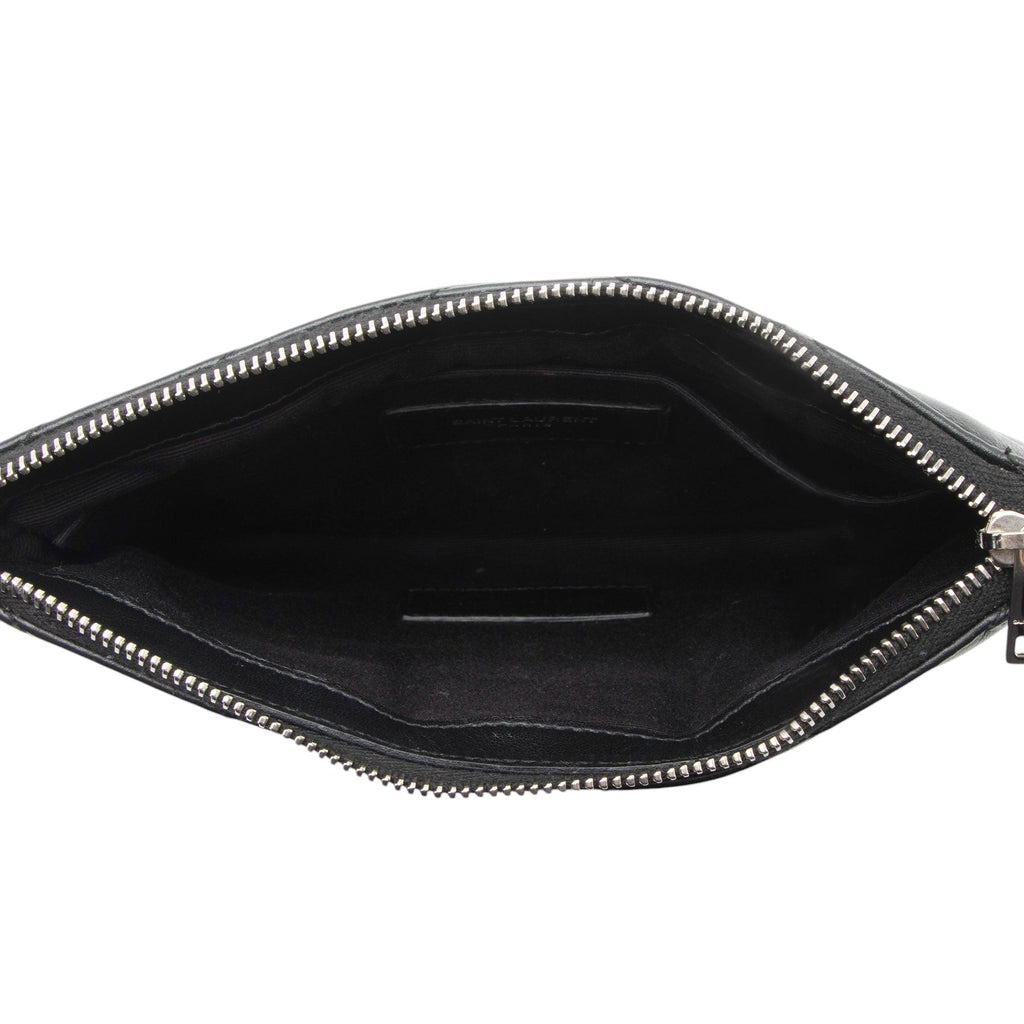Saint Laurent Matelasse Calfskin Jolie Pouch (SHF-L9nPVy)