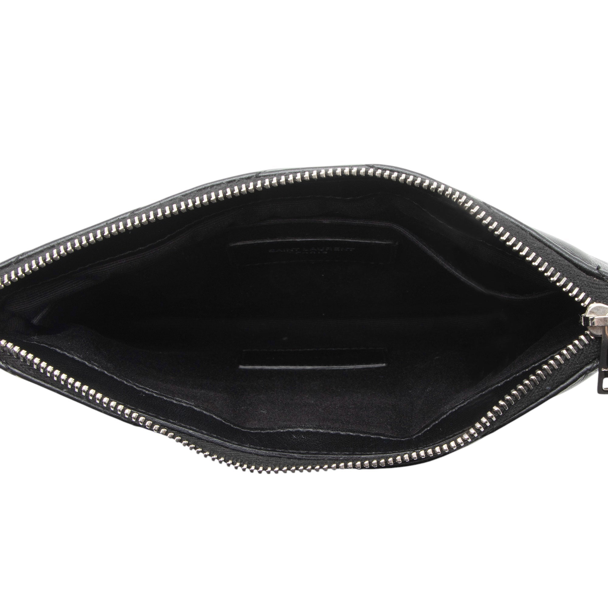 Saint Laurent Matelasse Calfskin Jolie Pouch (SHF-L9nPVy)
