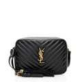 Saint Laurent Matelasse Calfskin Lou Camera Bag (SHF-21626)