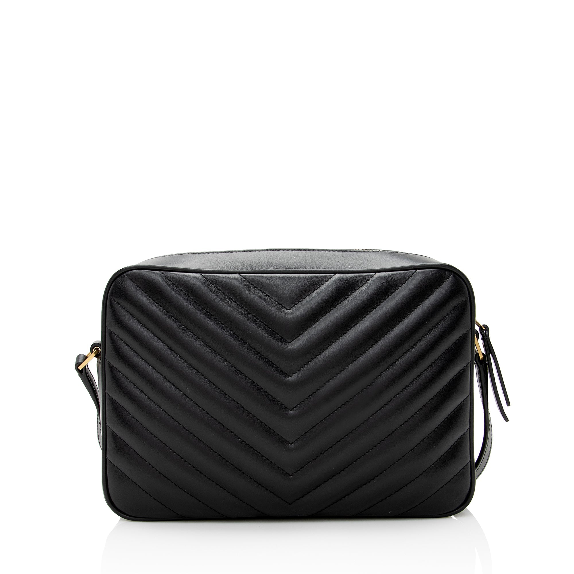 Saint Laurent Matelasse Calfskin Lou Camera Bag (SHF-22762)