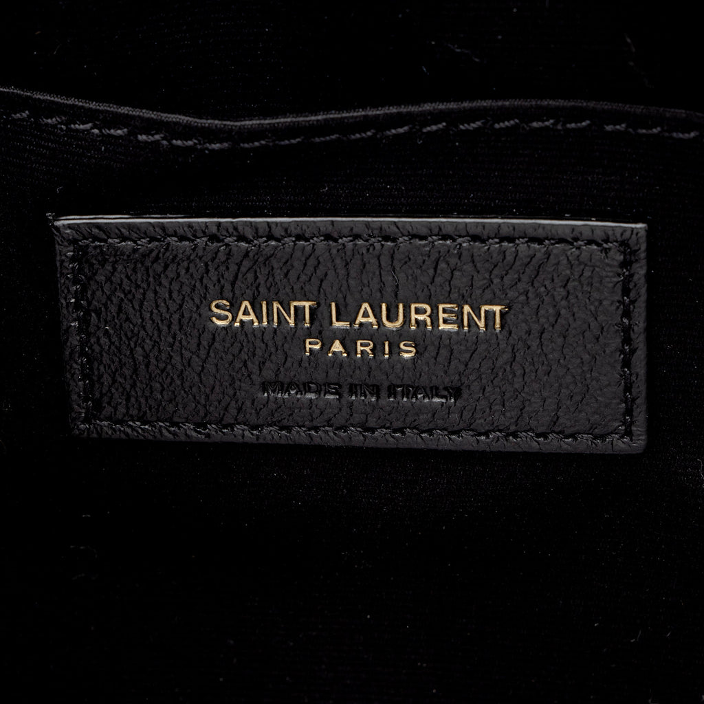 Saint Laurent Matelasse Calfskin Lou Camera Bag (SHF-22762)