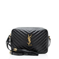 Saint Laurent Matelasse Calfskin Monogram Lou Camera Bag (SHF-23153)