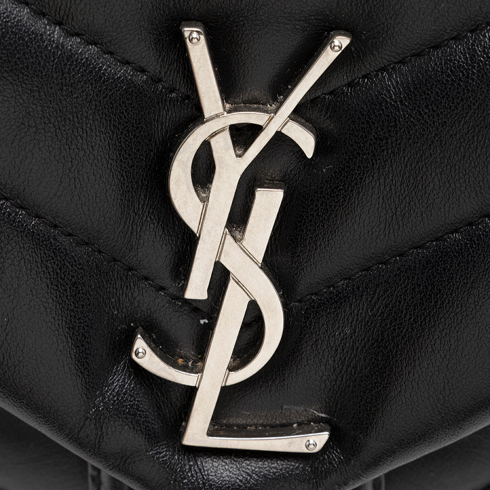 Saint Laurent Matelasse Calfskin LouLou Small Backpack (SHF-20896)