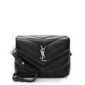 Saint Laurent Matelasse Calfskin LouLou Toy Crossbody Bag (SHF-22682)
