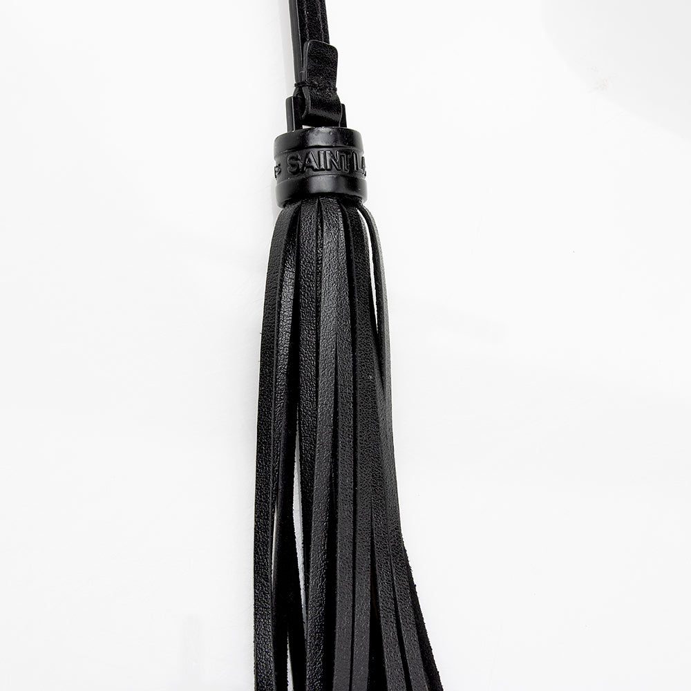 Saint Laurent Matelasse Calfskin Matte Black Lou Camera Bag - FINAL SALE (SHF-20006)