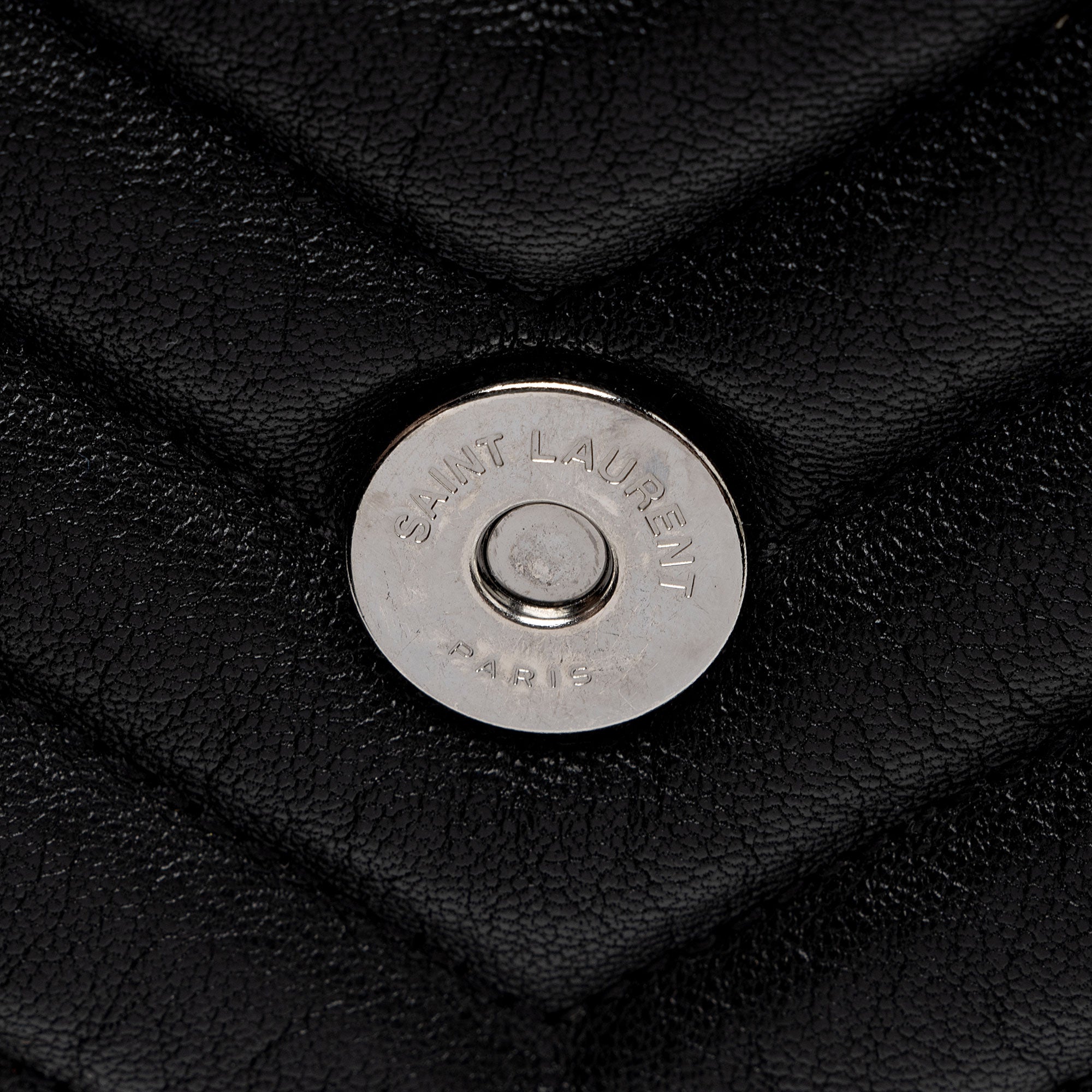 Saint Laurent Matelasse Calfskin Monogram College Large Shoulder Bag (SHF-gvwSDh)