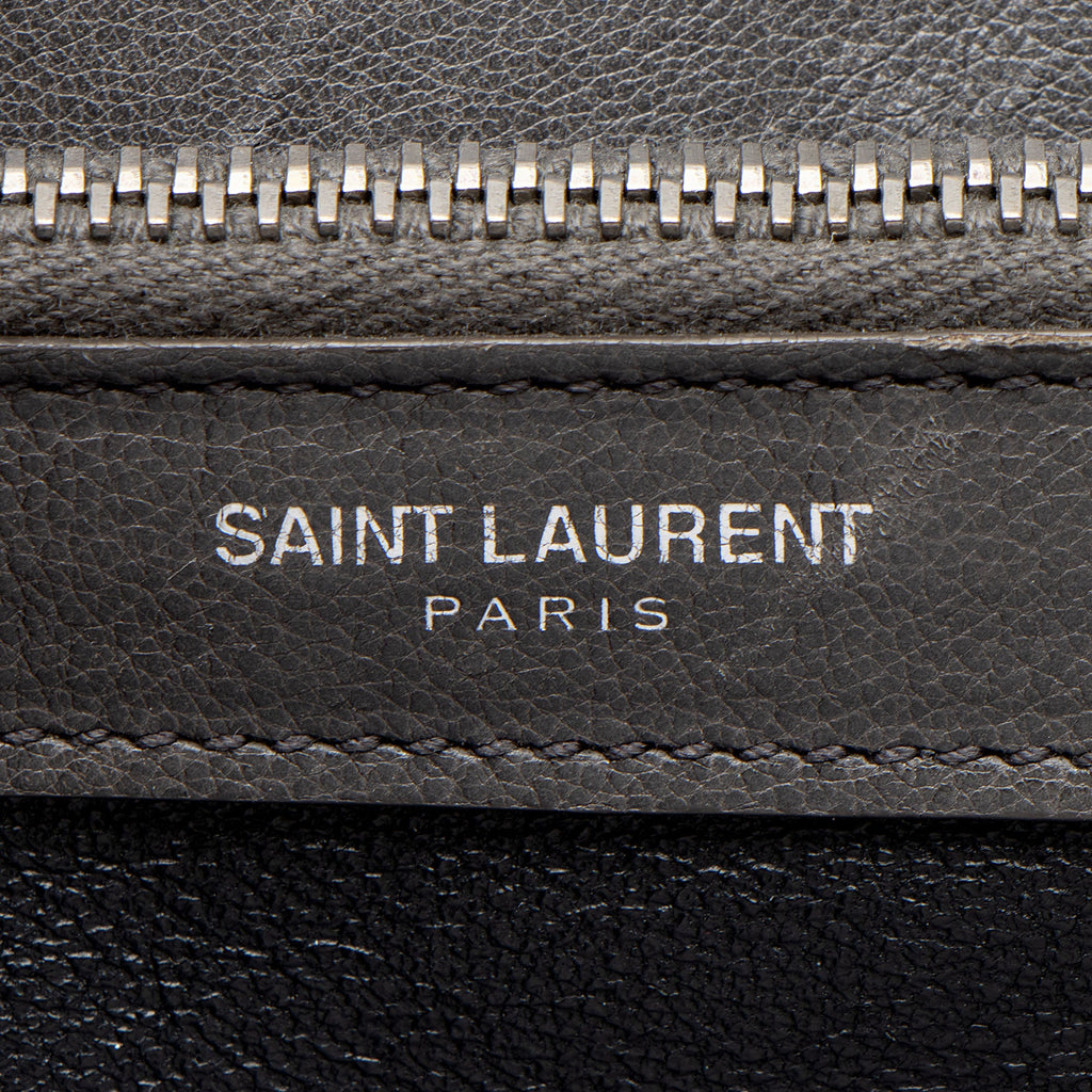 Saint Laurent Matelasse Calfskin Monogram College Large Shoulder Bag