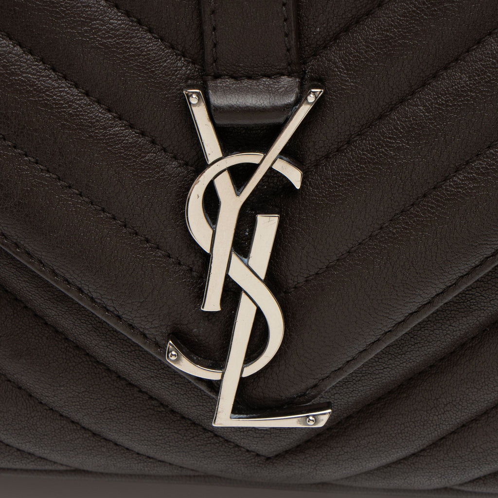 Saint Laurent Matelasse Calfskin Monogram College Medium Shoulder Bag