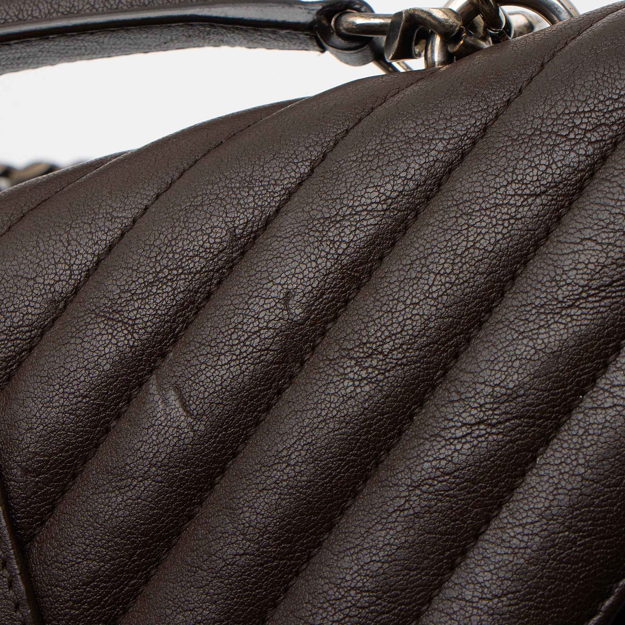 Saint Laurent Matelasse Calfskin Monogram College Medium Shoulder Bag