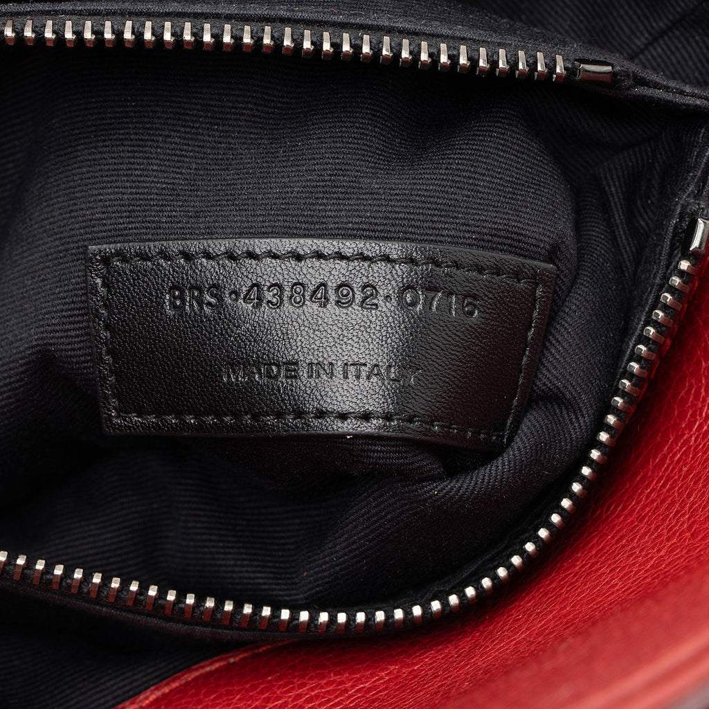 Saint Laurent Matelasse Calfskin Monogram College Mini Shoulder Bag