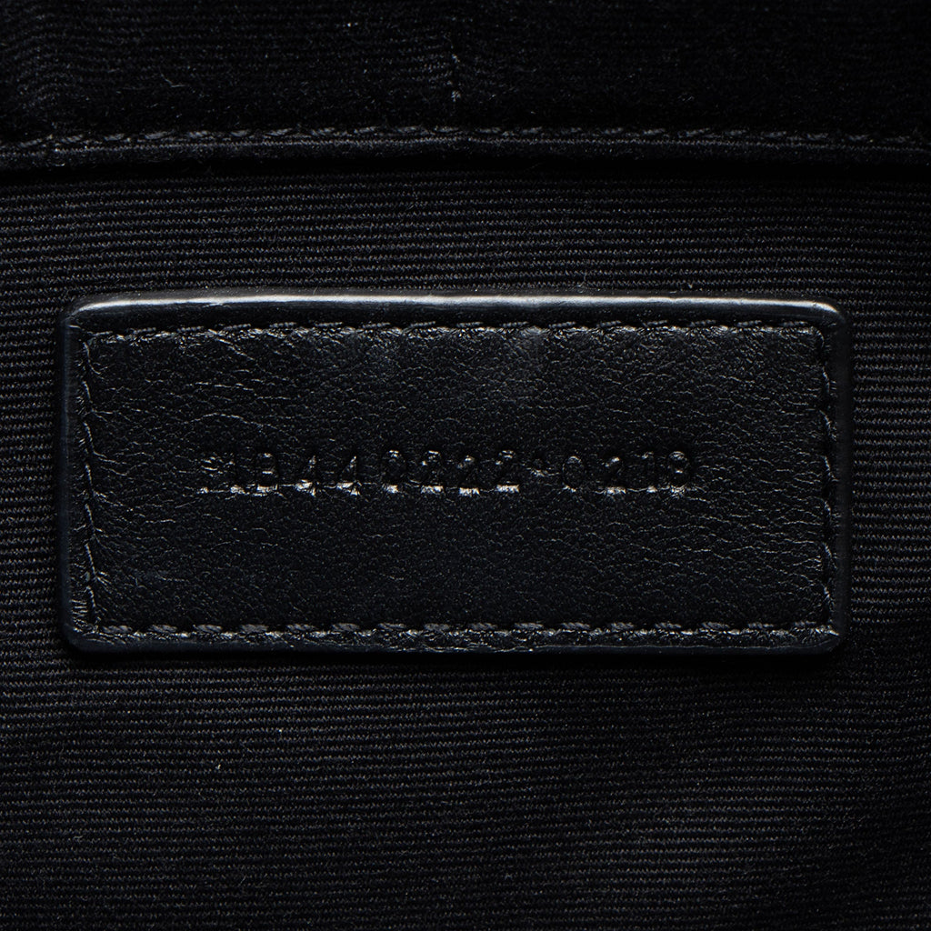 Saint Laurent Matelasse Calfskin Monogram Large Wristlet