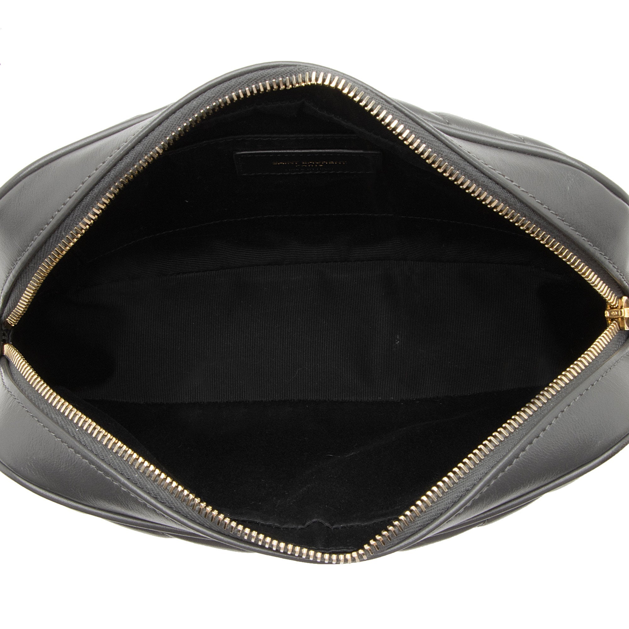 Saint Laurent Matelasse Calfskin Monogram Lou Camera Bag (SHF-Dlf8kG)