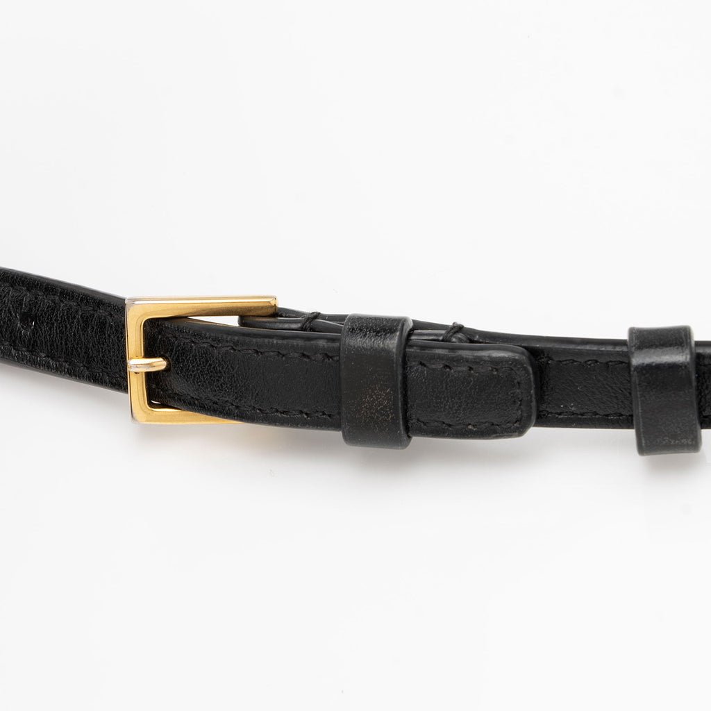 Saint Laurent Matelasse Calfskin Monogram Lou Camera Bag (SHF-WWrnik)