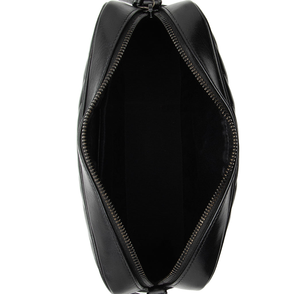 Saint Laurent Matelasse Calfskin Monogram Lou Camera Bag (SHF-hlZNvk)