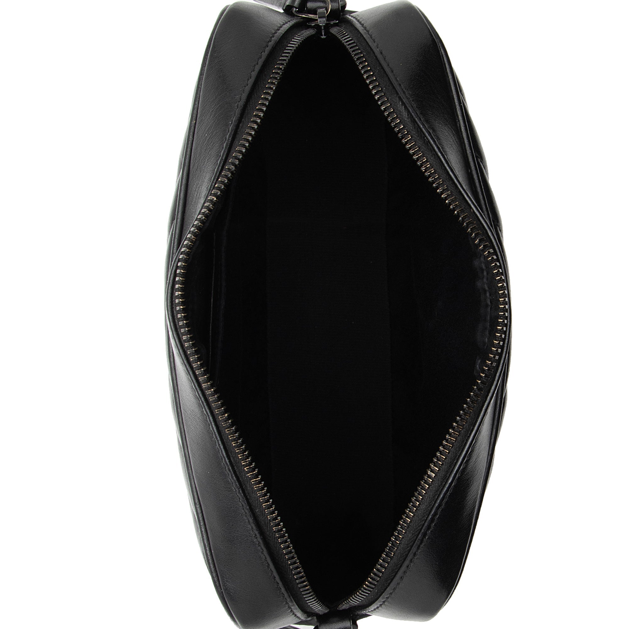 Saint Laurent Matelasse Calfskin Monogram Lou Camera Bag (SHF-hlZNvk)