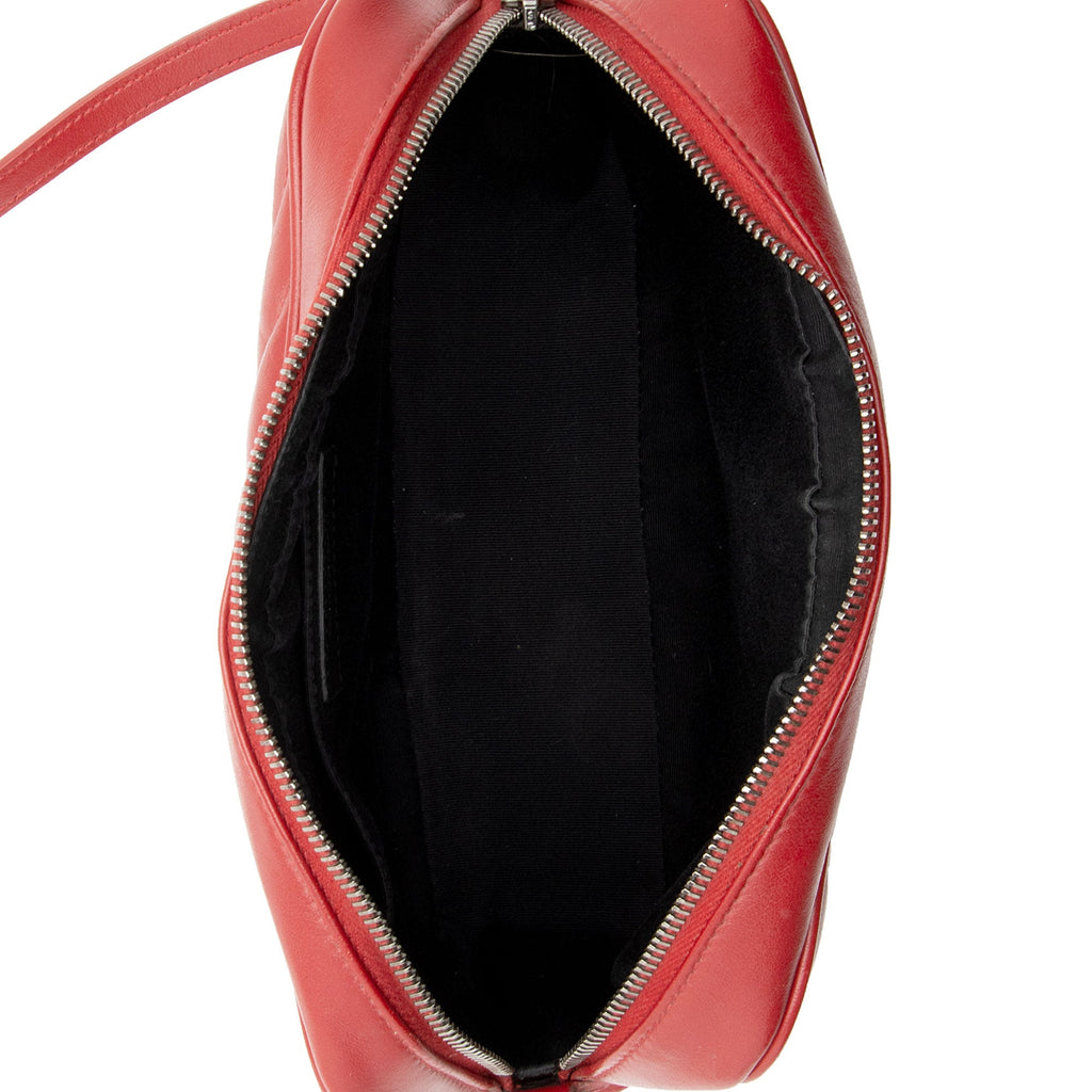 Saint Laurent Matelasse Calfskin Monogram Lou Camera Bag