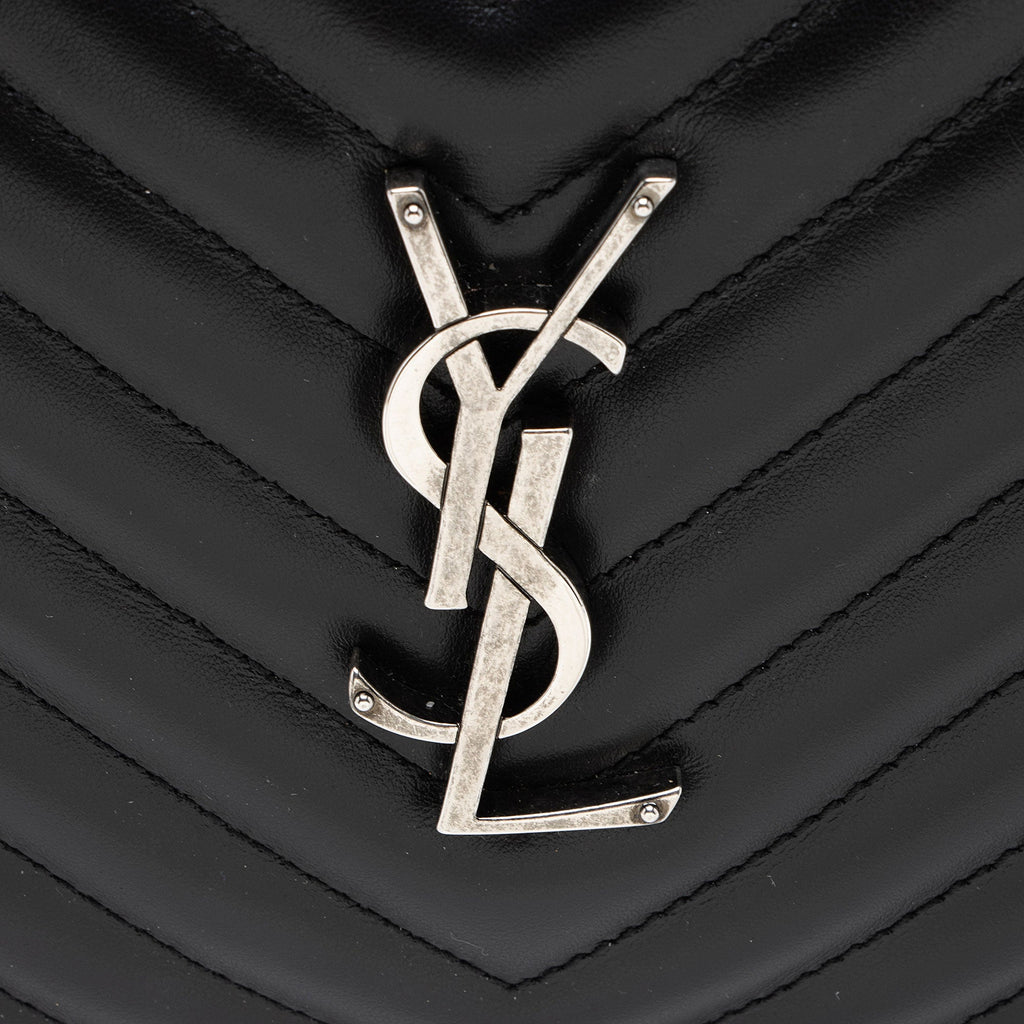 Saint Laurent Matelasse Calfskin Monogram Lou Camera Bag (SHF-SXIbwm)