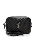 Saint Laurent Matelasse Calfskin Monogram Lou Camera Bag (SHF-rTeesm)