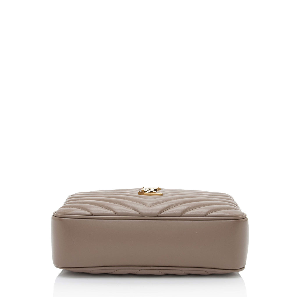 Saint Laurent Matelasse Calfskin Monogram Lou Camera Bag