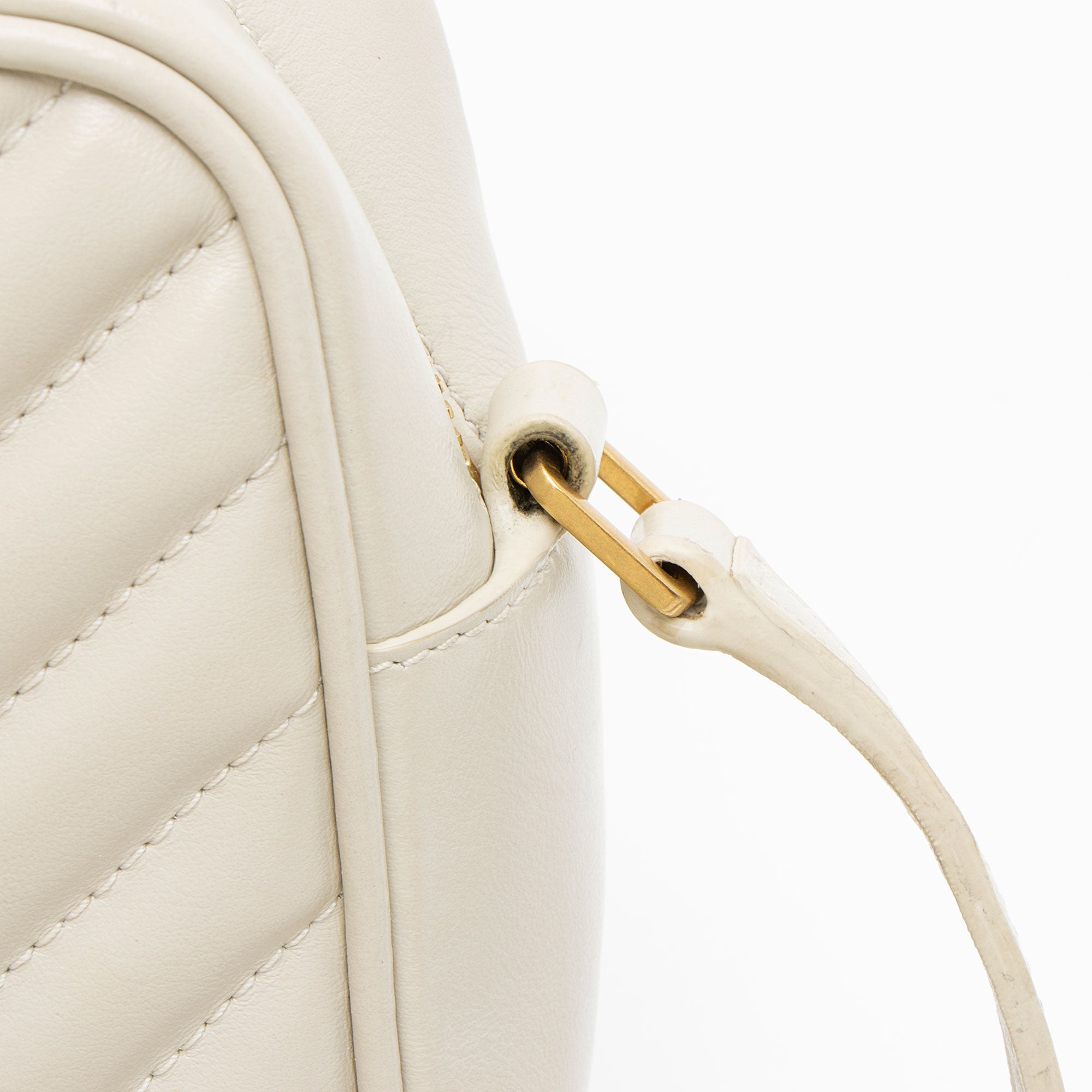 Saint Laurent Matelasse Calfskin Monogram Lou Camera Bag