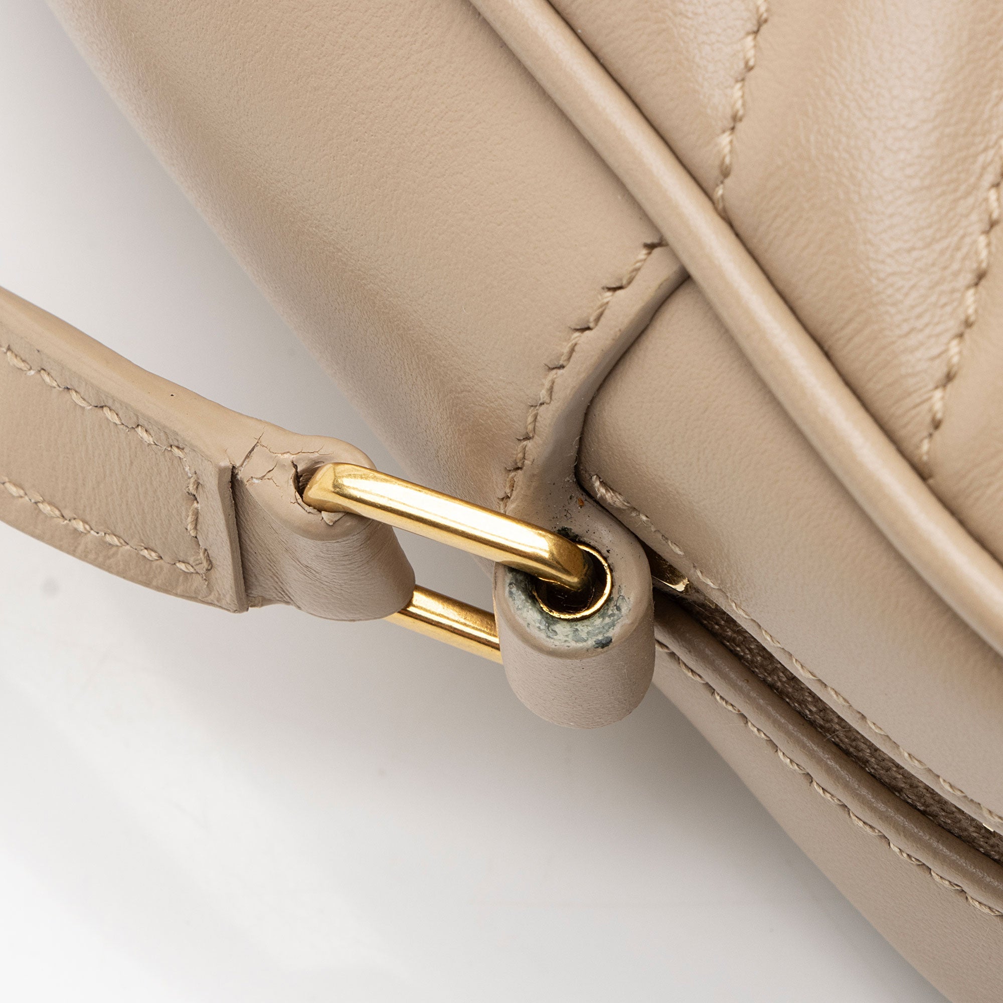 Saint Laurent Matelasse Calfskin Monogram Lou Camera Bag