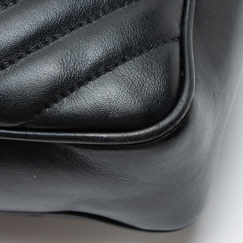 Saint Laurent Matelasse Calfskin Monogram Lou Camera Bag