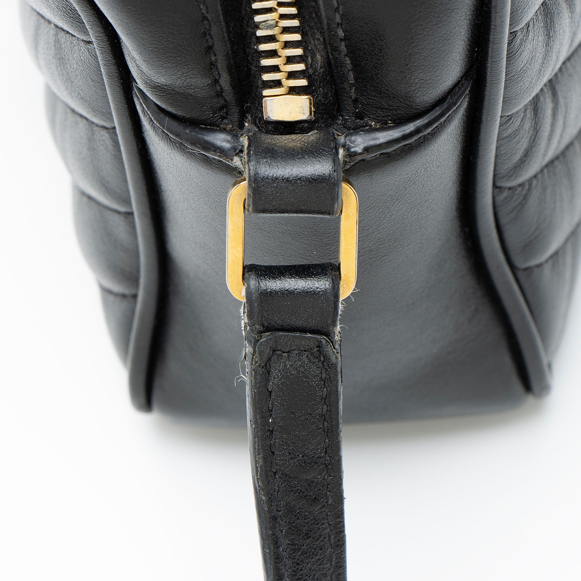 Saint Laurent Matelasse Calfskin Monogram Lou Camera Bag