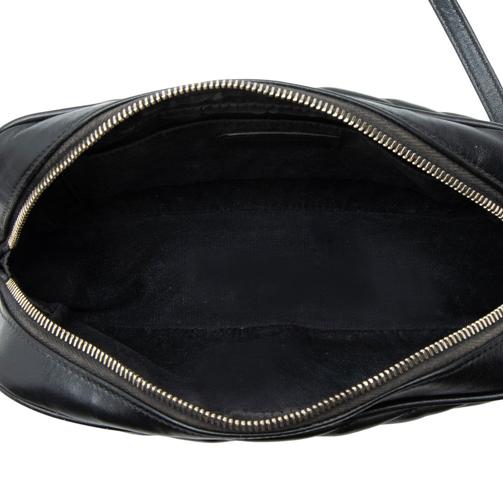 Saint Laurent Matelasse Calfskin Monogram Lou Camera Bag