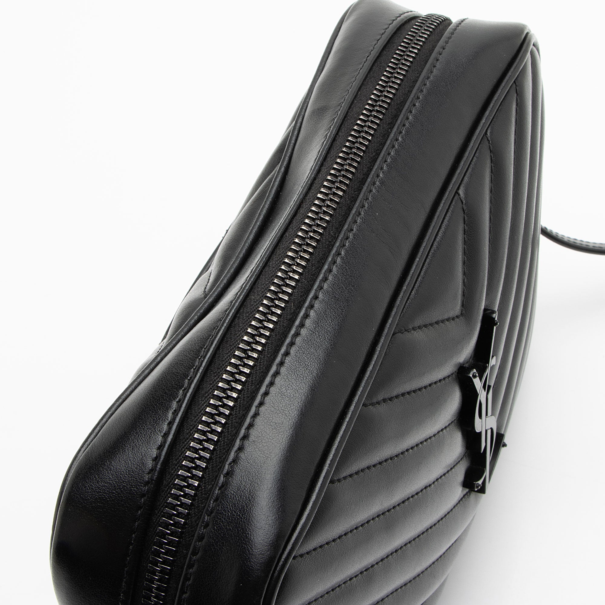 Saint Laurent Matelasse Calfskin Monogram Lou Camera Bag