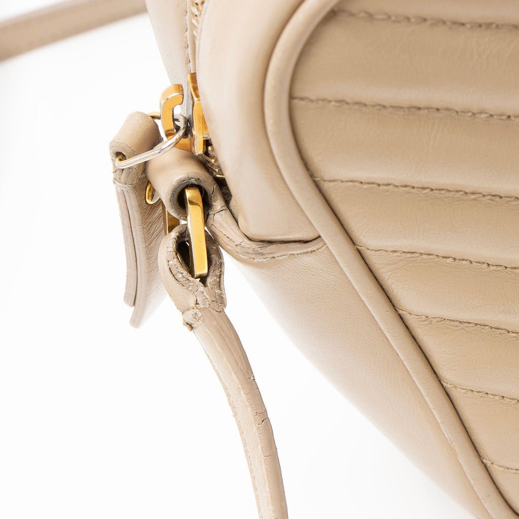 Saint Laurent Matelasse Calfskin Monogram Lou Camera Bag