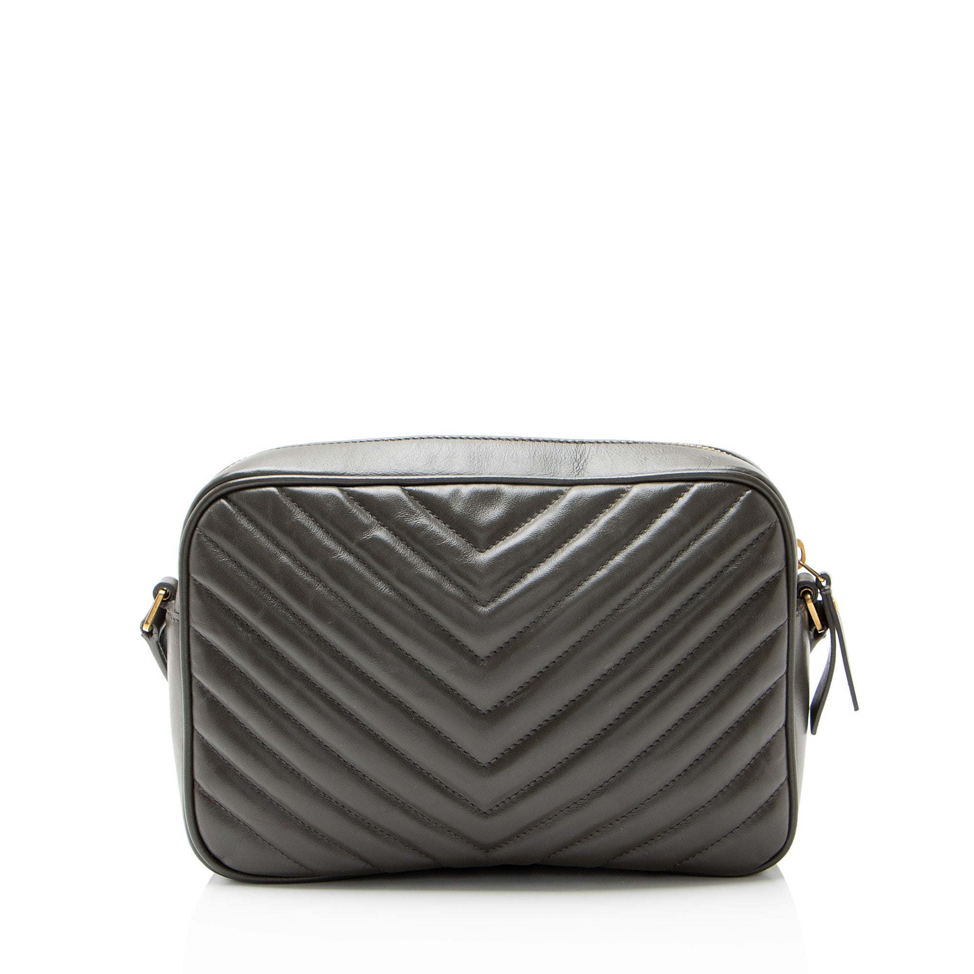 Saint Laurent Matelasse Calfskin Monogram Lou Camera Bag