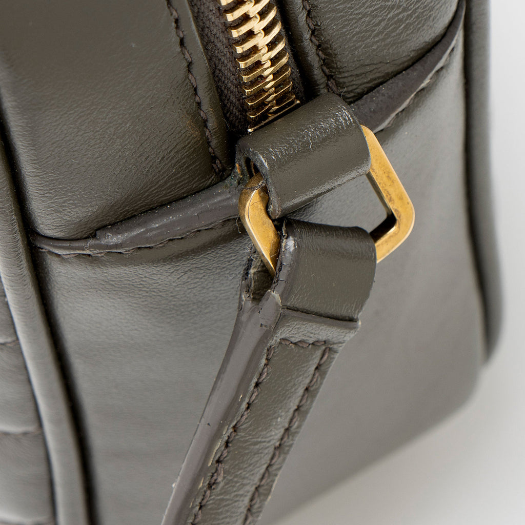 Saint Laurent Matelasse Calfskin Monogram Lou Camera Bag