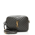 Saint Laurent Matelasse Calfskin Monogram Lou Camera Bag