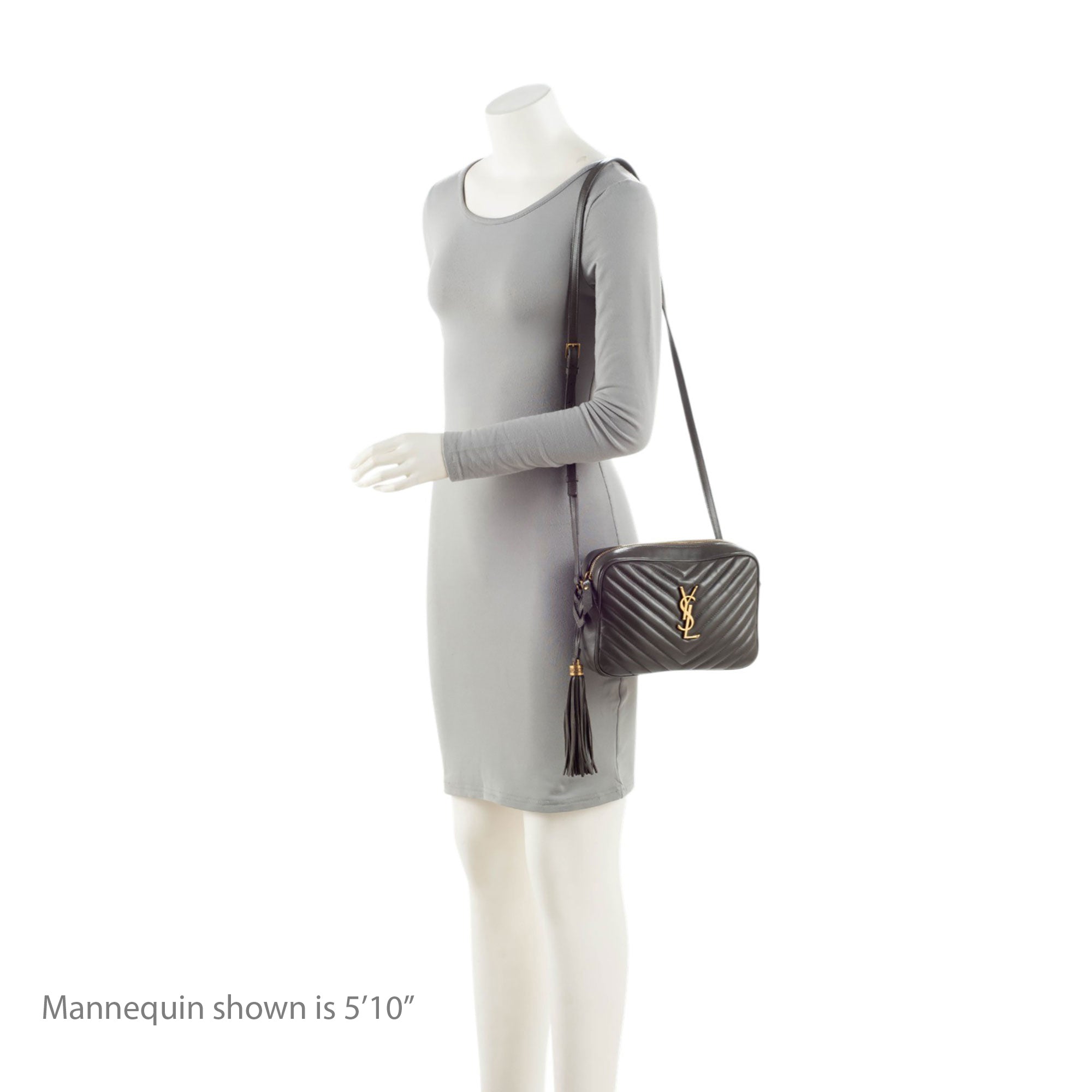 Saint Laurent Matelasse Calfskin Monogram Lou Camera Bag