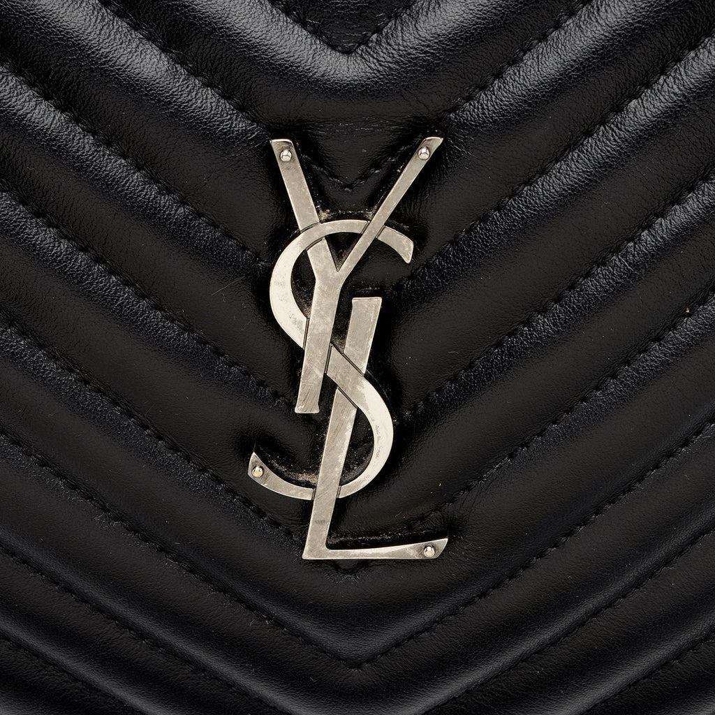 Saint Laurent Matelasse Calfskin Monogram Lou Camera Bag