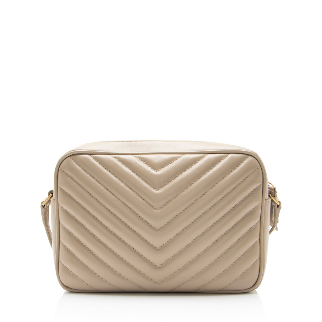 Saint Laurent Matelasse Calfskin Monogram Lou Camera Bag