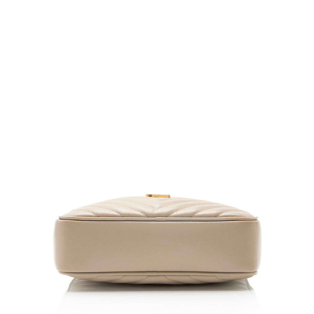 Saint Laurent Matelasse Calfskin Monogram Lou Camera Bag