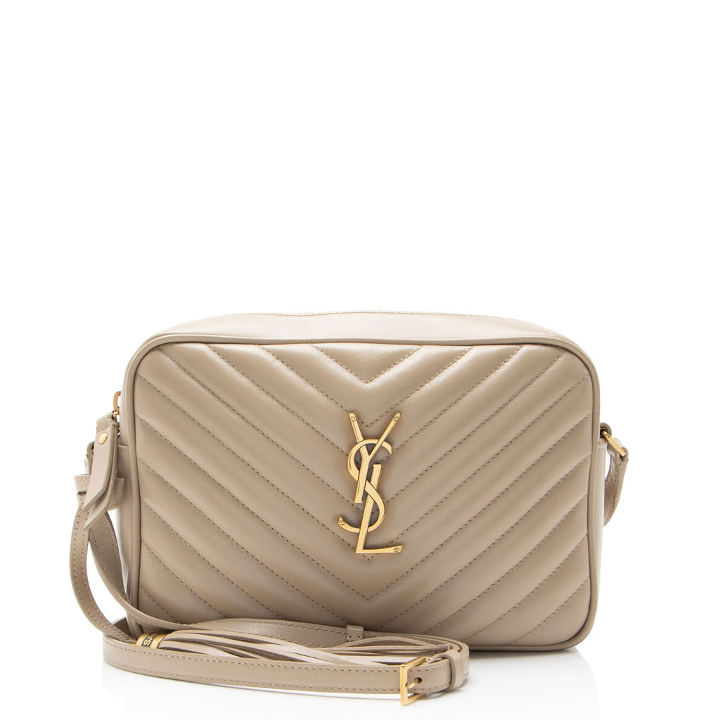 Saint Laurent Matelasse Calfskin Monogram Lou Camera Bag