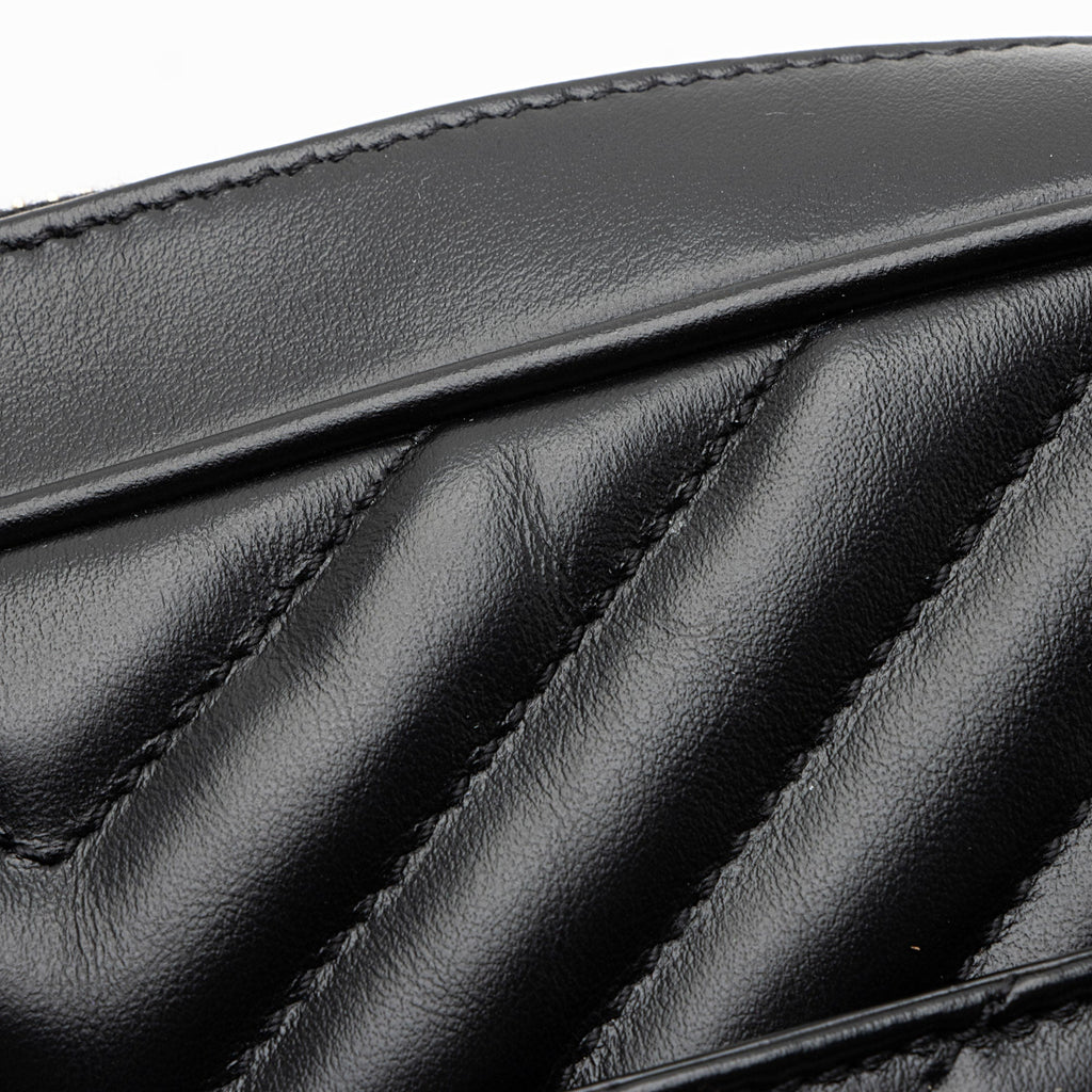Saint Laurent Matelasse Calfskin Monogram Lou Camera Bag