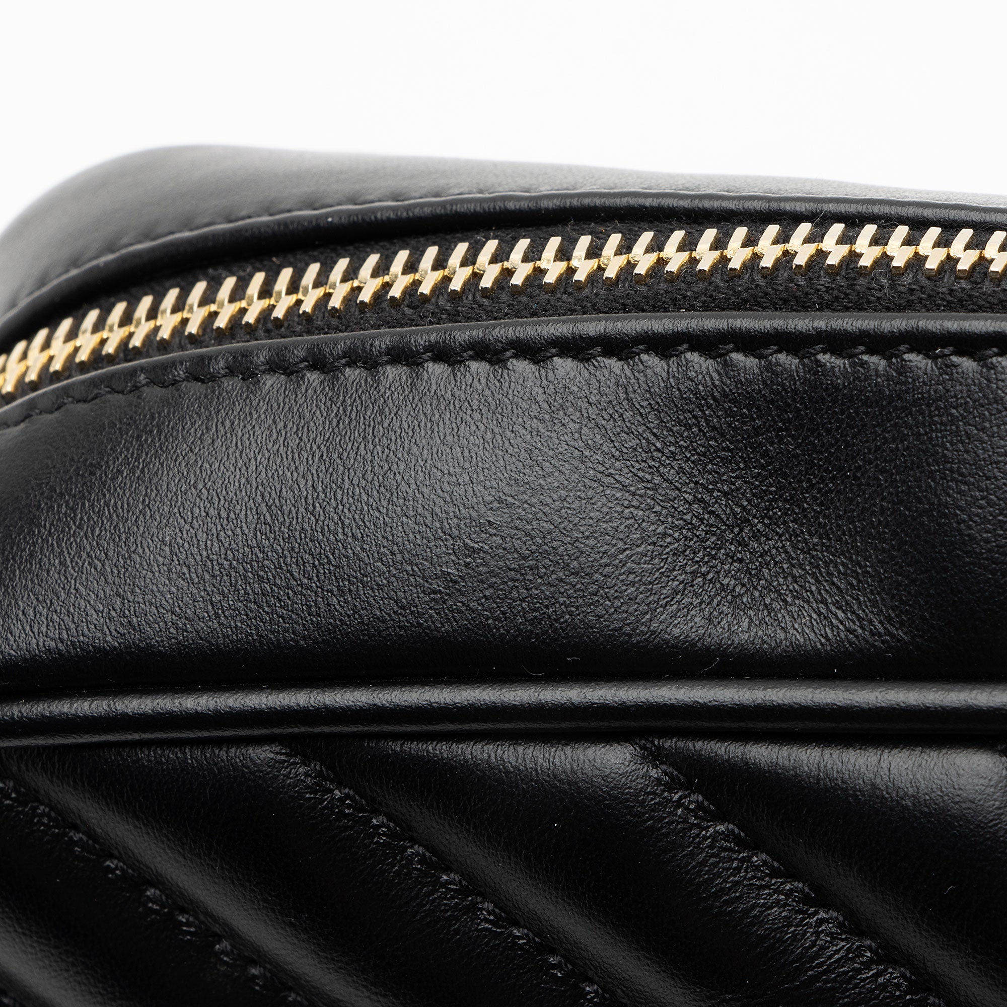Saint Laurent Matelasse Calfskin Monogram Lou Camera Bag