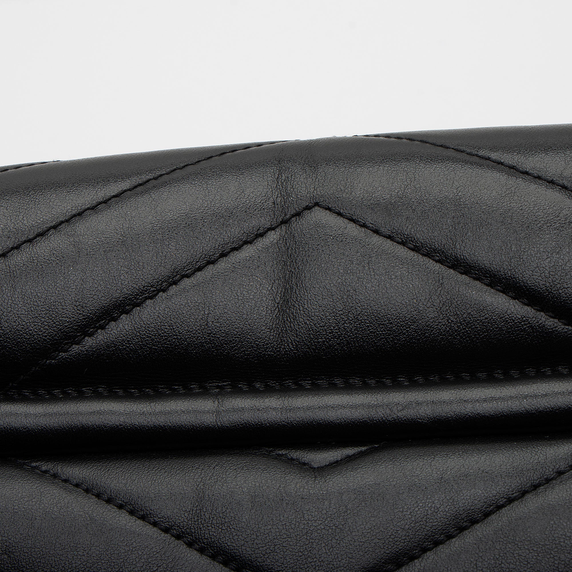Saint Laurent Matelasse Calfskin Monogram LouLou Chain Large Shoulder Bag