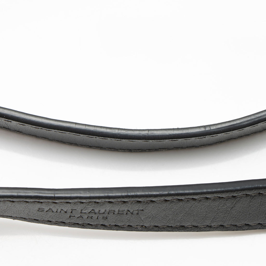 Saint Laurent Matelasse Calfskin Monogram LouLou Chain Medium Shoulder Bag