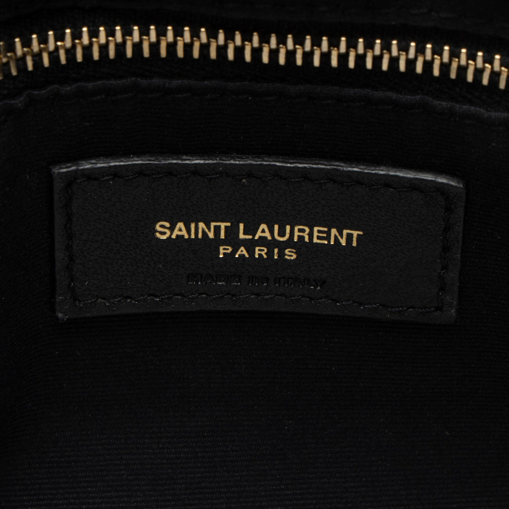 Saint Laurent Matelasse Calfskin Monogram LouLou Chain Medium Shoulder Bag