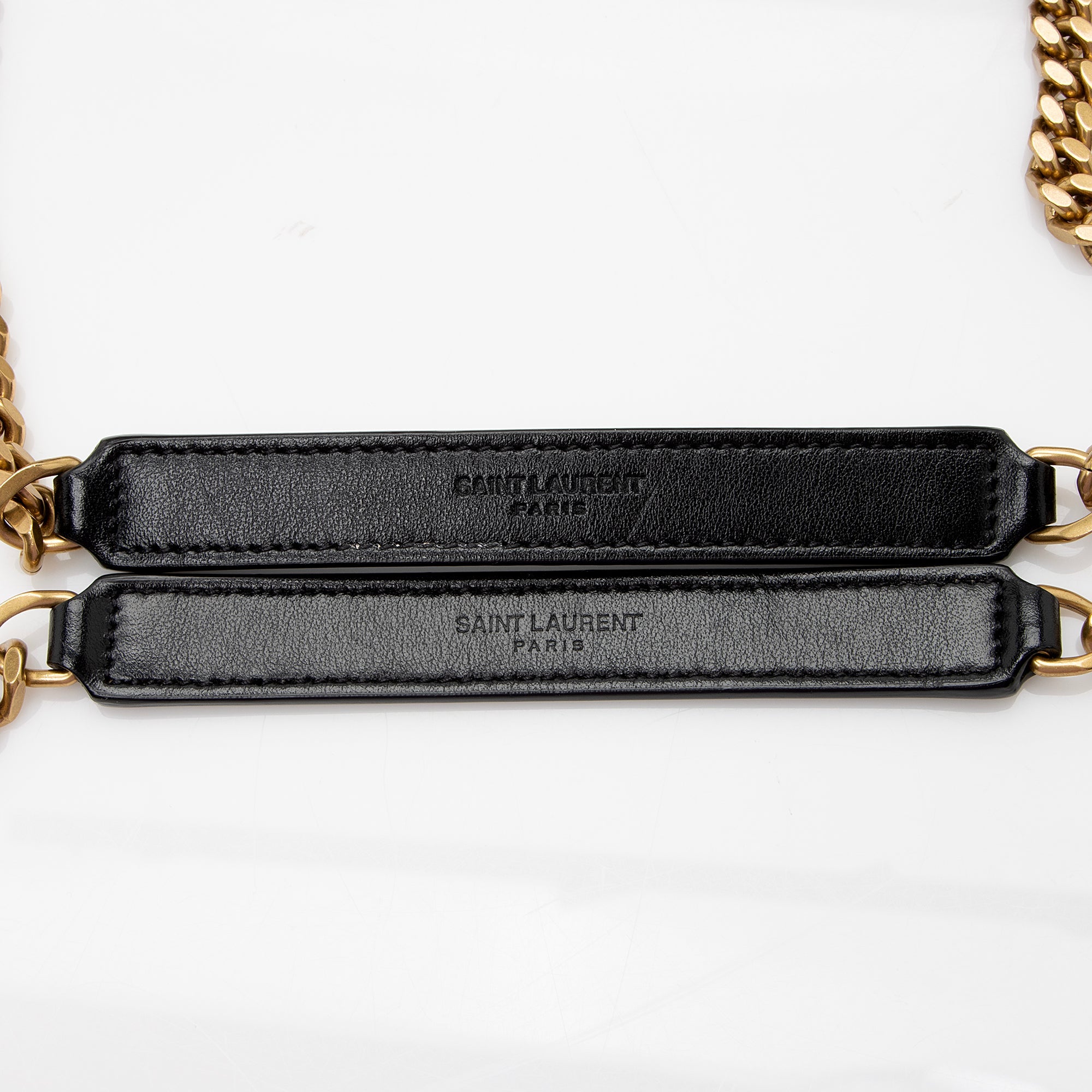 Saint Laurent Matelasse Calfskin Monogram LouLou Chain Medium Shoulder Bag (SHF-22303)