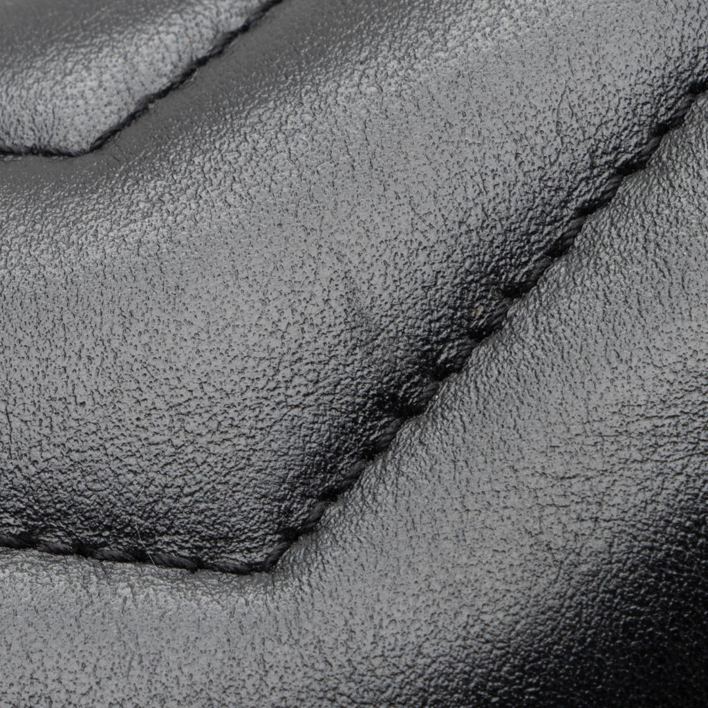 Saint Laurent Matelasse Calfskin Monogram LouLou Chain Medium Shoulder Bag (SHF-23572)