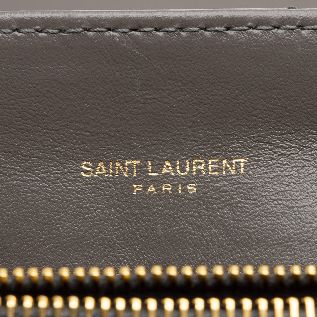 Saint Laurent Matelasse Calfskin Monogram LouLou Chain Medium Shoulder Bag (SHF-23892)