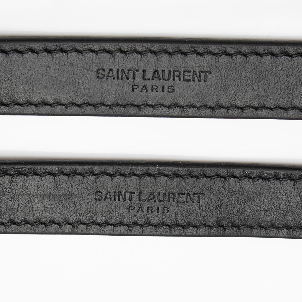 Saint Laurent Matelasse Calfskin Monogram LouLou Chain Medium Shoulder Bag (SHF-SaVb1o)
