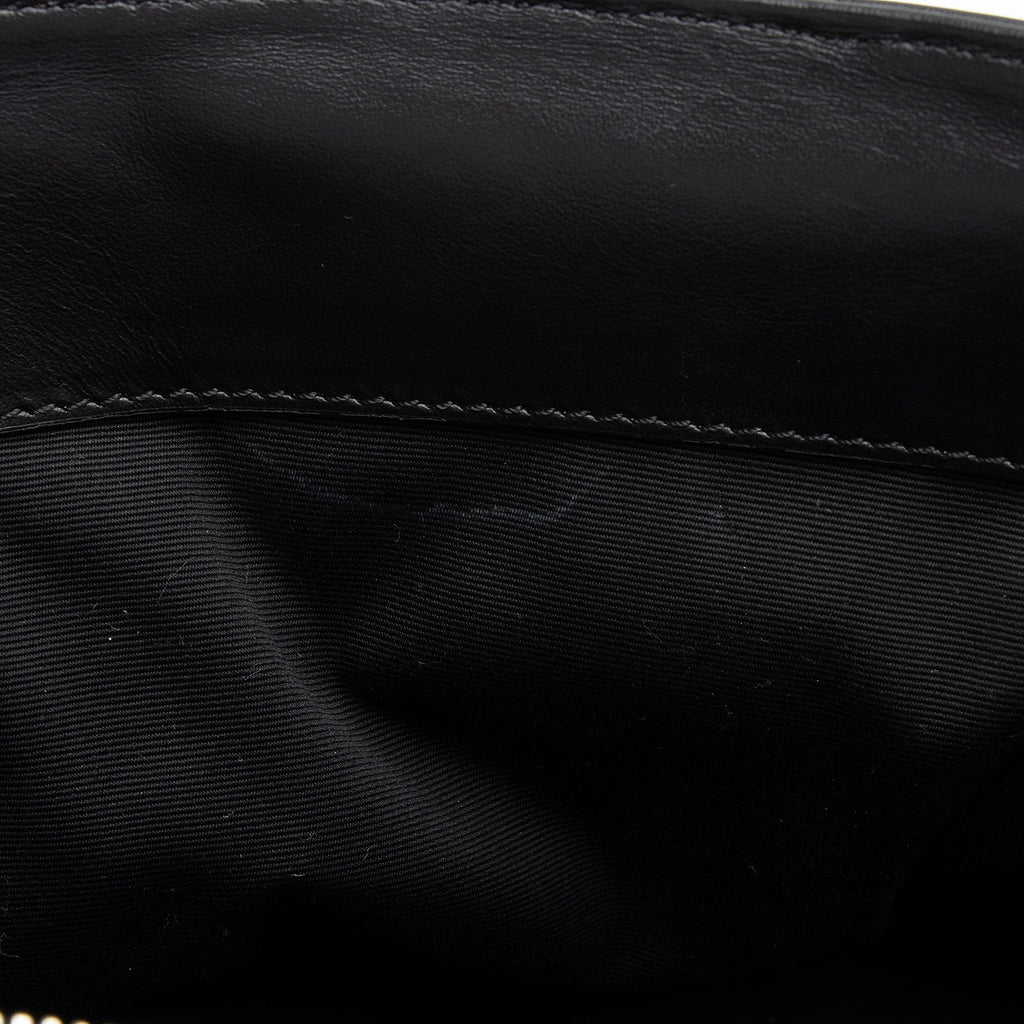 Saint Laurent Matelasse Calfskin Monogram LouLou Chain Medium Shoulder Bag (SHF-3CcYFQ)